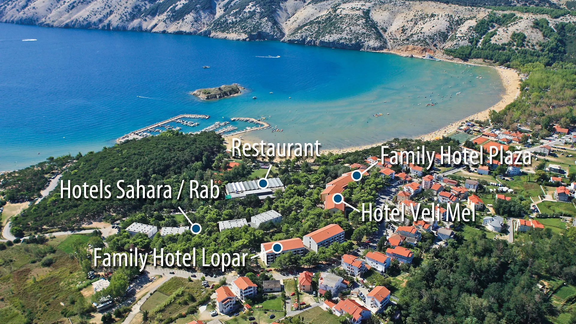 Veli Mel Hotel - San Marino Sunny Resort By Valamar Lopar 3*,  Croazia